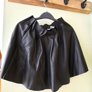 Vera Moda denim leather skirt